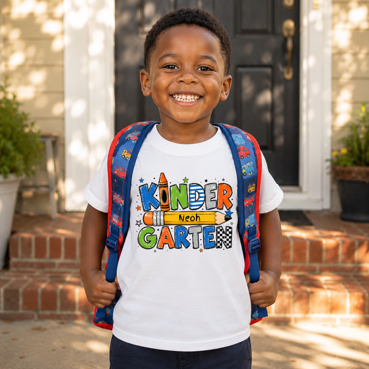 Kindergarten Personalized Name Kids T-Shirt